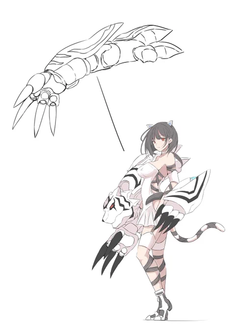 右のおててパーツ