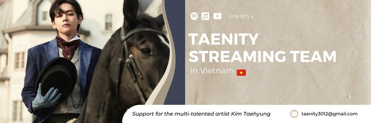 TaenityVN's tweet photo. Hello, this is Taenity, Vietnamese's Streaming Team for Taehyung, follow us for more update! 💜

Xin chào, tụi mình là Taenity, Streaming Team dành cho Taehyung tại Việt, hãy follow chúng mình nhé 💜 https://t.co/6y5cqubn7F