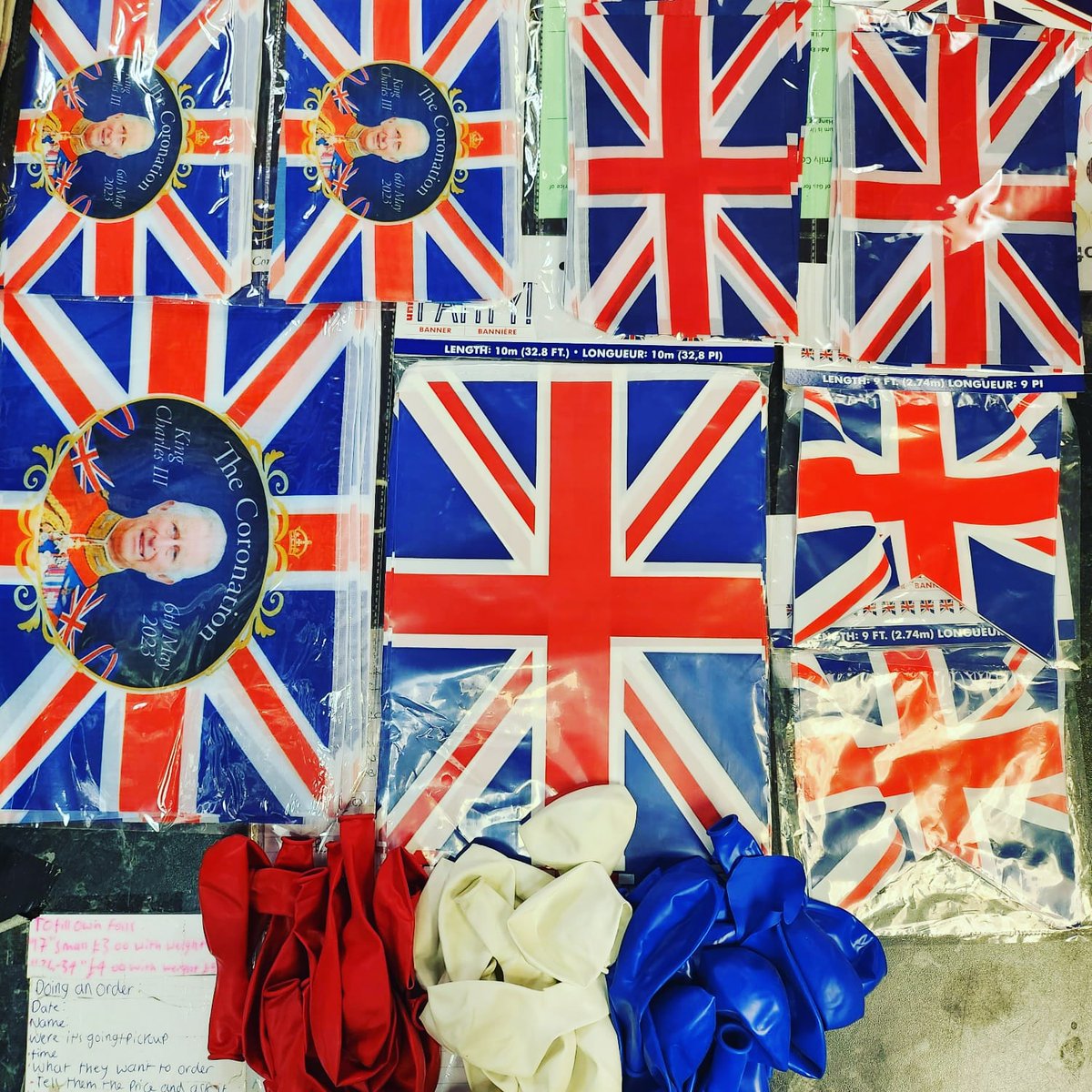 At Hullaballoon...We have Coronation Party Packs in stock!
Our Shops open everyday,  A Local Family Company Since 2007!