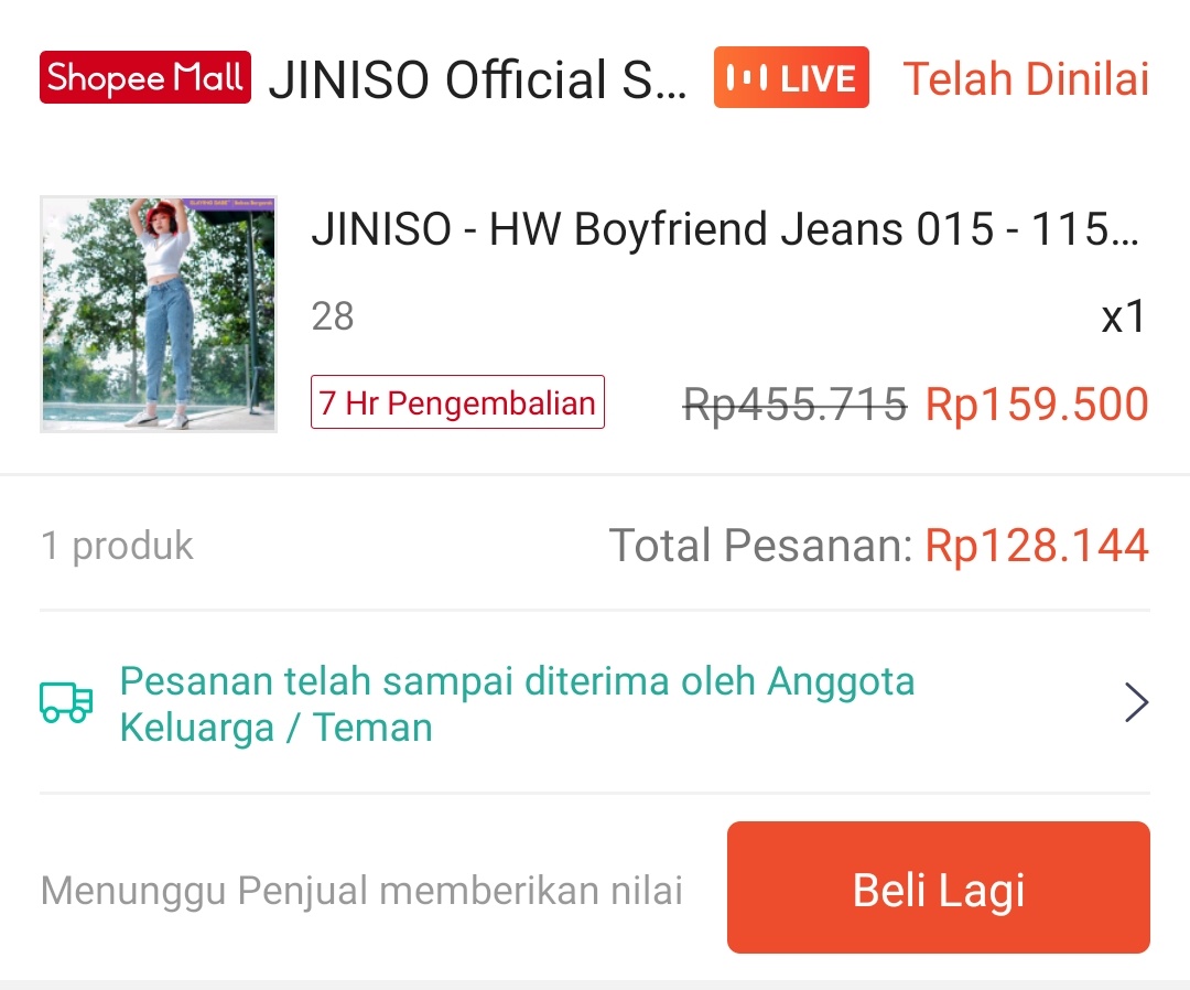 prampram6623's tweet photo. WTS
celana jiniso HW boyfriend ukuran 28

plisss banget ada yg mau take aku jual 100k aja sayang banget belom pernah dipakek, karna kekecilan di lingkar paha nya. (155cm/50kg).
Dom Surabaya, jatim

tg
wts wtb rekomendasi pants highwaist #zonauang️ #zonajajan https://t.co/yoH3Isv0ME