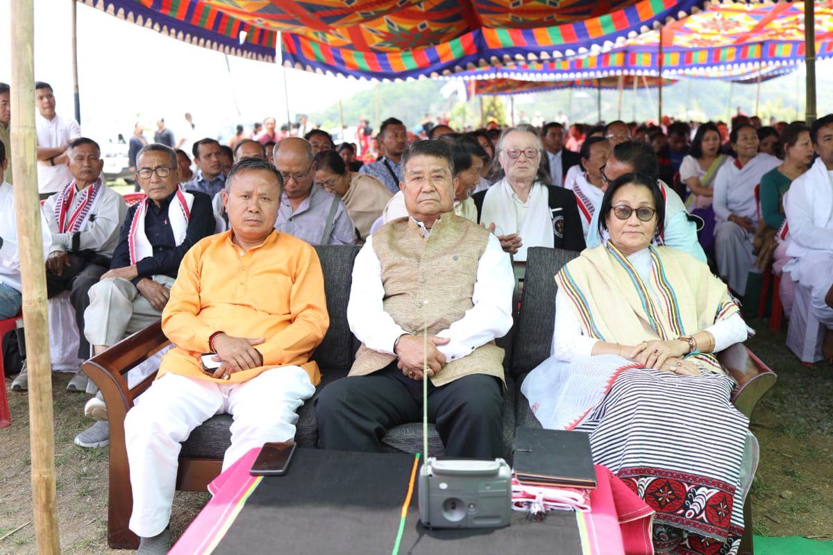 MaharajaManipur's tweet photo. #MannKiBaat@100
 Listening to Hon'ble PM Shri @narendramodi ji 100th episode of Mann Ki Baat at Bitiang Laphok Village Noney Dist Tamenglong Manipur with more than 1000 villagers.The event was jointly organised by State BJP, BJP Noney Dist &amp; Dist Administration Noney @PMOIndia https://t.co/TGskzkfcry