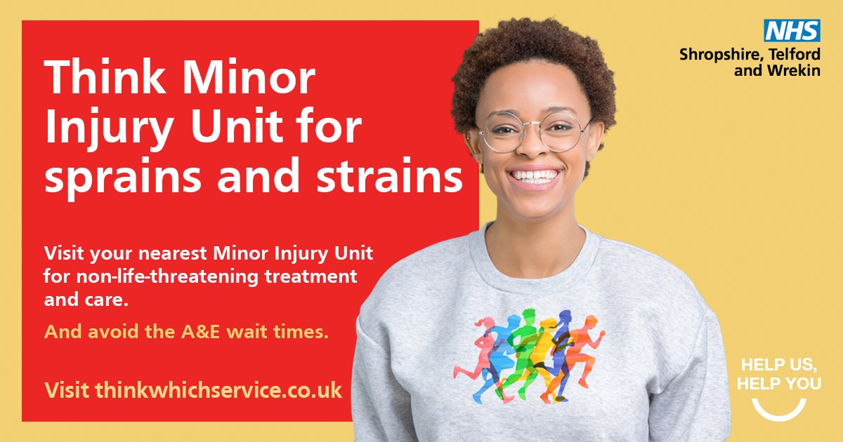 sathNHS's tweet photo. 🏥 A busy A&amp;E department is not always the best place to get seen. 

Did you know that Shropshire has four Minor Injury Units?

🔹 Bridgnorth Community Hospital
🔹 Ludlow Community Hospital
🔹 Whitchurch Community Hospital
🔹 Oswestry Health Centre

👉 https://t.co/LJbCe4CIzY https://t.co/Q0Ft6McDQ4