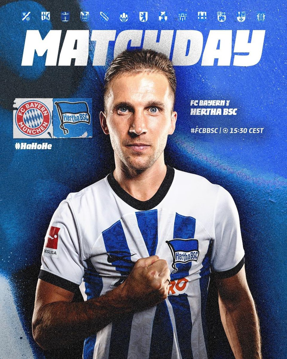 Schöner Tag hier heute in Berlin. Ich denke aber um 15:30 Uhr heute wird sich das ändern. 😬 #hahohe #FCBBSC #HerthaBSC