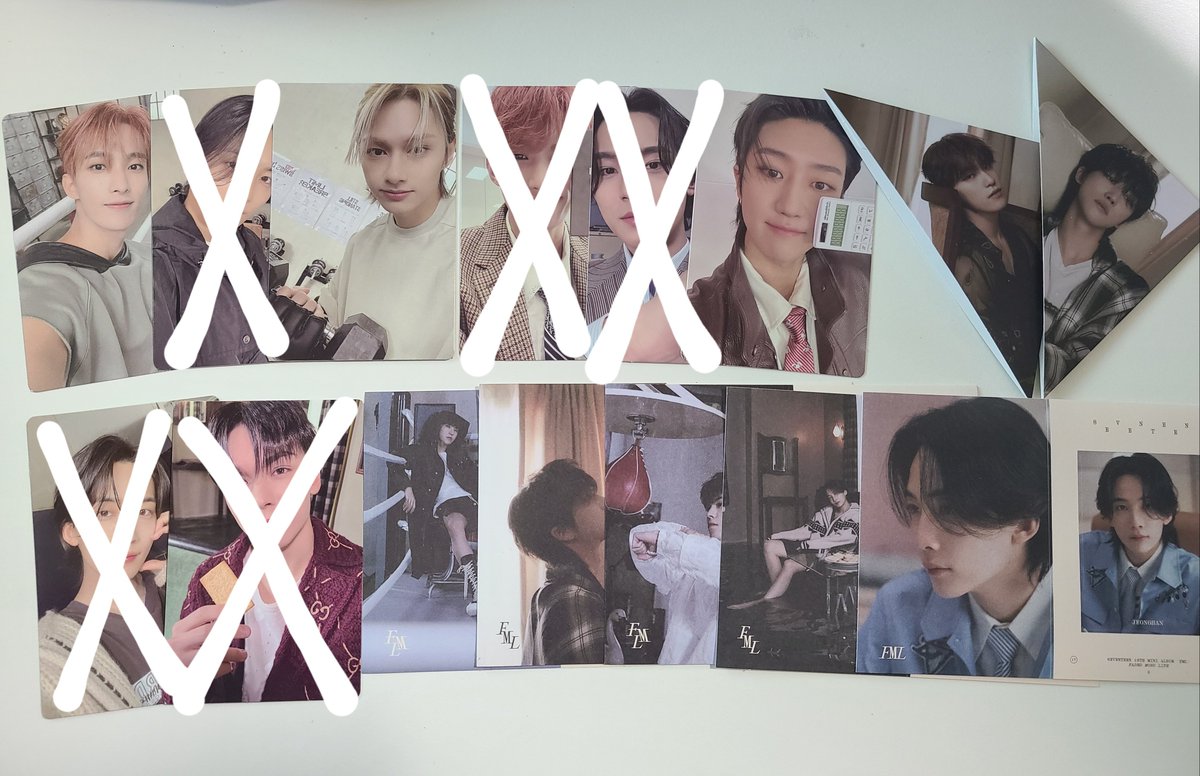 oqqjasnnaa's tweet photo. 세븐틴 FML 포카 교환 양도 사운드웨이 럭드

🙂: (사웨 럭드)준 정한
(그외)2번째 사진 참고
💎: 양도 시세에 맞춰 가격 제시

교환은 키트 원우 or 파스테 원우로만 받습니다.
DM 주세요!

세븐틴 포카 손오공 FML 정한 준 호시 원우 디에잇 도겸 디노 사웨 럭드 특전 키트 파워스테이션 https://t.co/KCZOdd93Yi