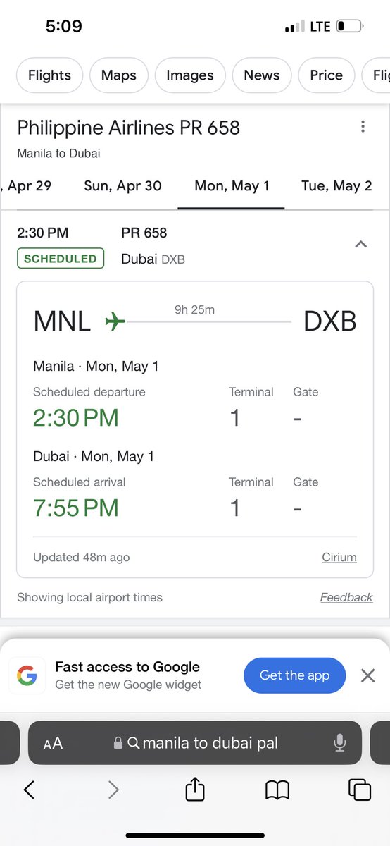 chichitullao's tweet photo. Hi @flyPAL please advise reason for delay for tomorrow’s flight MNL - DXB. 

I got an email advising the flight is moved to 5:00 PM. But when I checked schedules, flights are still on schedule at 2:30 pm. Been trying to get hold of your customer service. Hope you can respond ASAP https://t.co/ZRaENmcFBN
