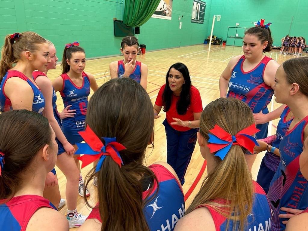 NW_Netball's tweet photo. After a great day 1 both @OldhamNetball and @ywca_burync are going for a Top 6 Place in the England Netball Nationals today
Good luck girls - #gosmashit and bring the trophy back to the North West
#nwnetball #nwisbest #BringItHomeAgain https://t.co/L3NYfmDtxX
