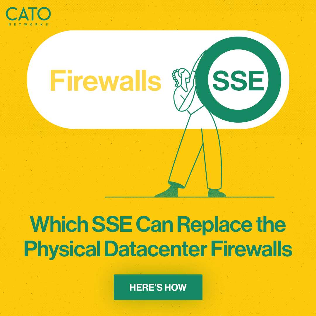 CarmellaKe's tweet photo. Most SSE solutions can support moving branch security to the cloud. But only a few can securely cloudify the datacenter firewall. What does it take for an SSE to replace the datacenter firewall? Find out: https://t.co/TvkAIHTWrg https://t.co/YroLscP9Wo