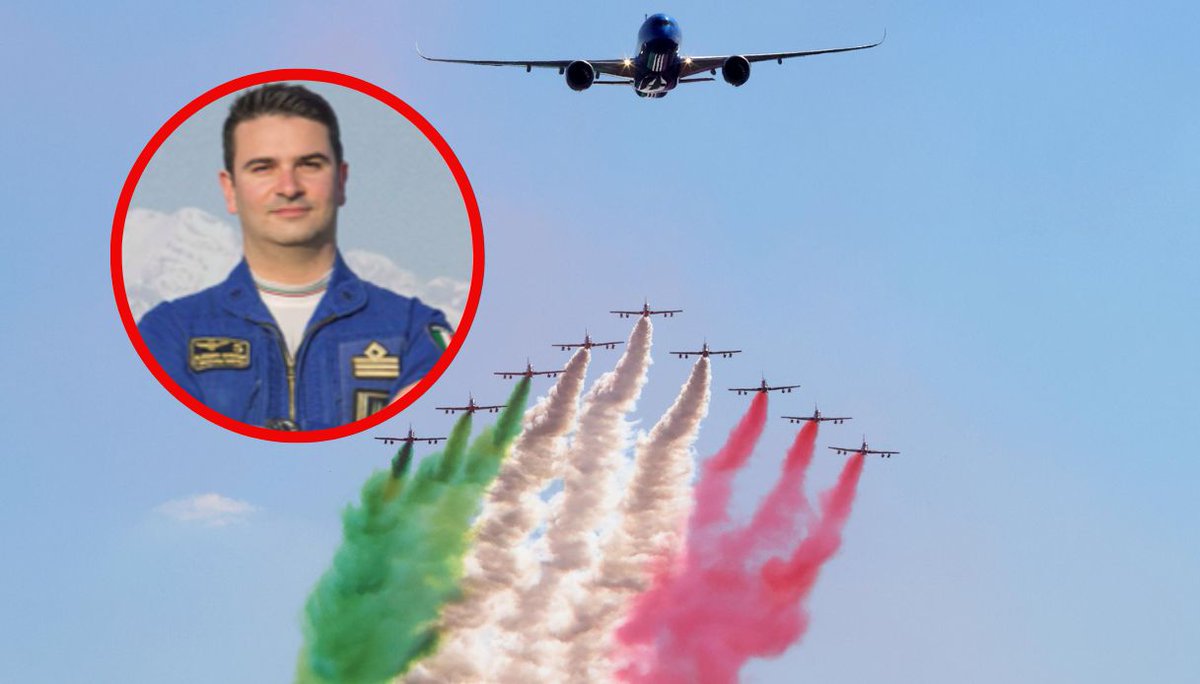 Stefani81471027's tweet photo. #capitano vola alto e proteggi la tua famiglia da lassù. Che tu pissa riposare in pace #Pony8 #freccetricolori https://t.co/QnIR5KgrId