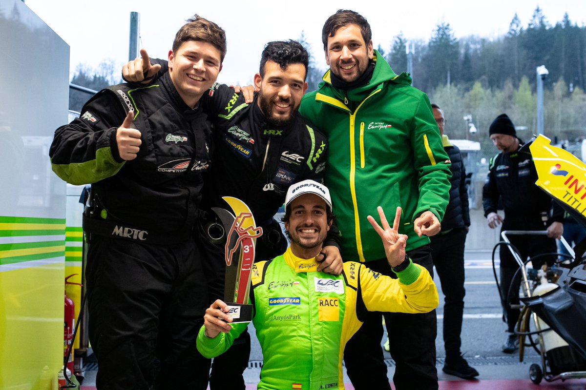 ACostaBalboa's tweet photo. 🍾 First podium in WEC! P3🥉
💚 Can’t ask for more, mega effort from all the team and my team mates.

🫶🏽 Thank you very much to everyone who believes in me.

✨A dream came true, now onto the big one! Le Mans, I’m coming 👊🏽 https://t.co/DHbimD1nht
