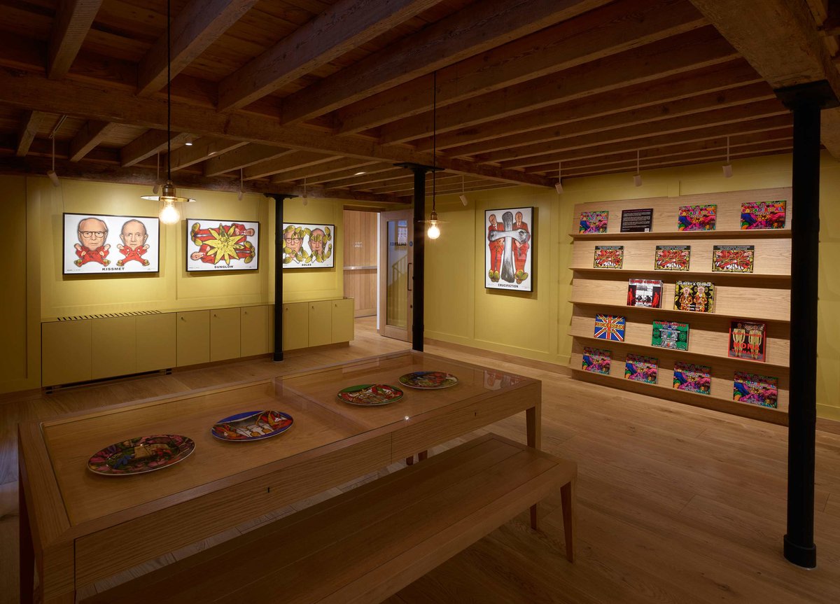 A transformation and expansion of the old buildings, into a new art space that allows visitors to immerse themselves in the unique work, and the most personal world, of Gilbert &amp; George.