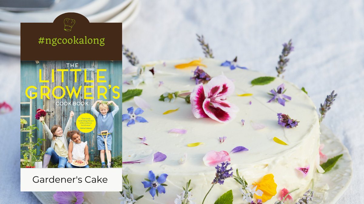 For our next #ngcookalong recipe we have selected the Gardener's Cake from The Little Growers Cookbook. 

Perfect cake to celebrate the arrival of alfresco dining.