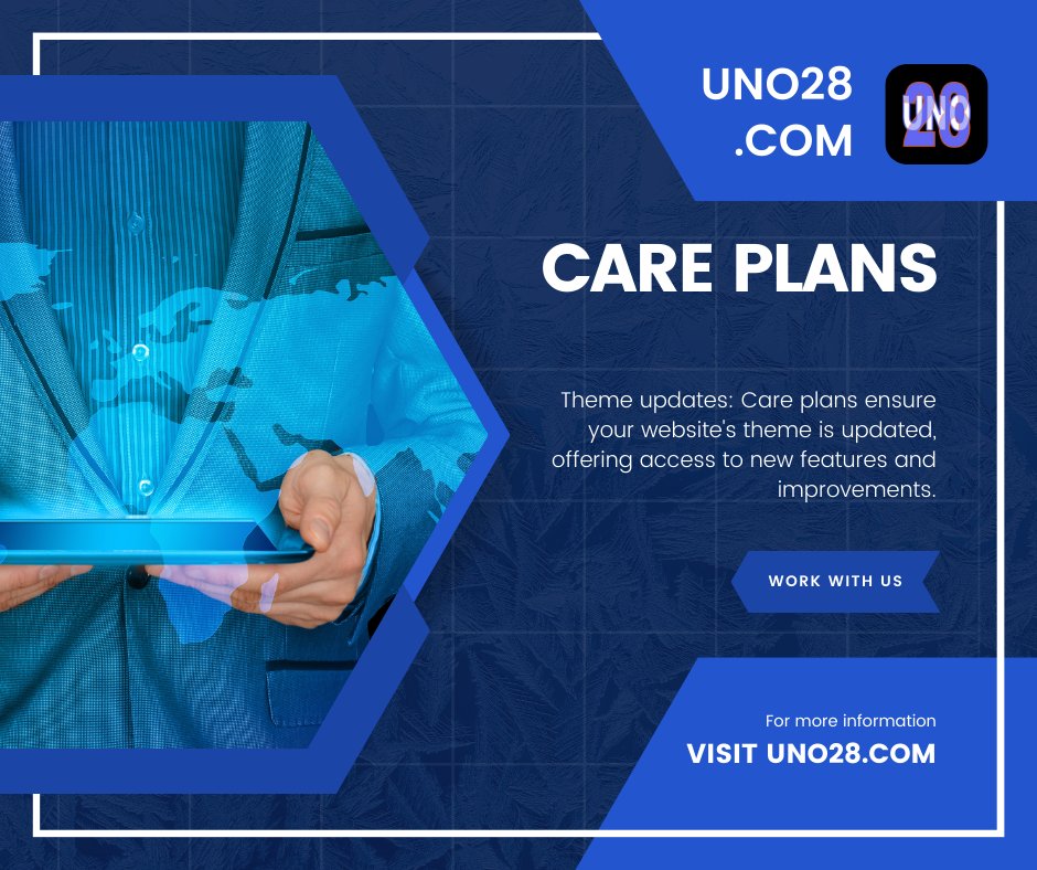 gcman105's tweet photo. Theme updates: Care plans ensure your website's theme is updated, offering access to new features and improvements. https://t.co/v0pbt1oh13 https://t.co/nGhgvpd7Vw