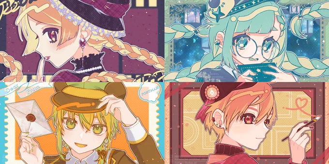 #ゴールデンウィークSNS展覧会2023ちょっぴりレトロなカラフルポップを描いています 