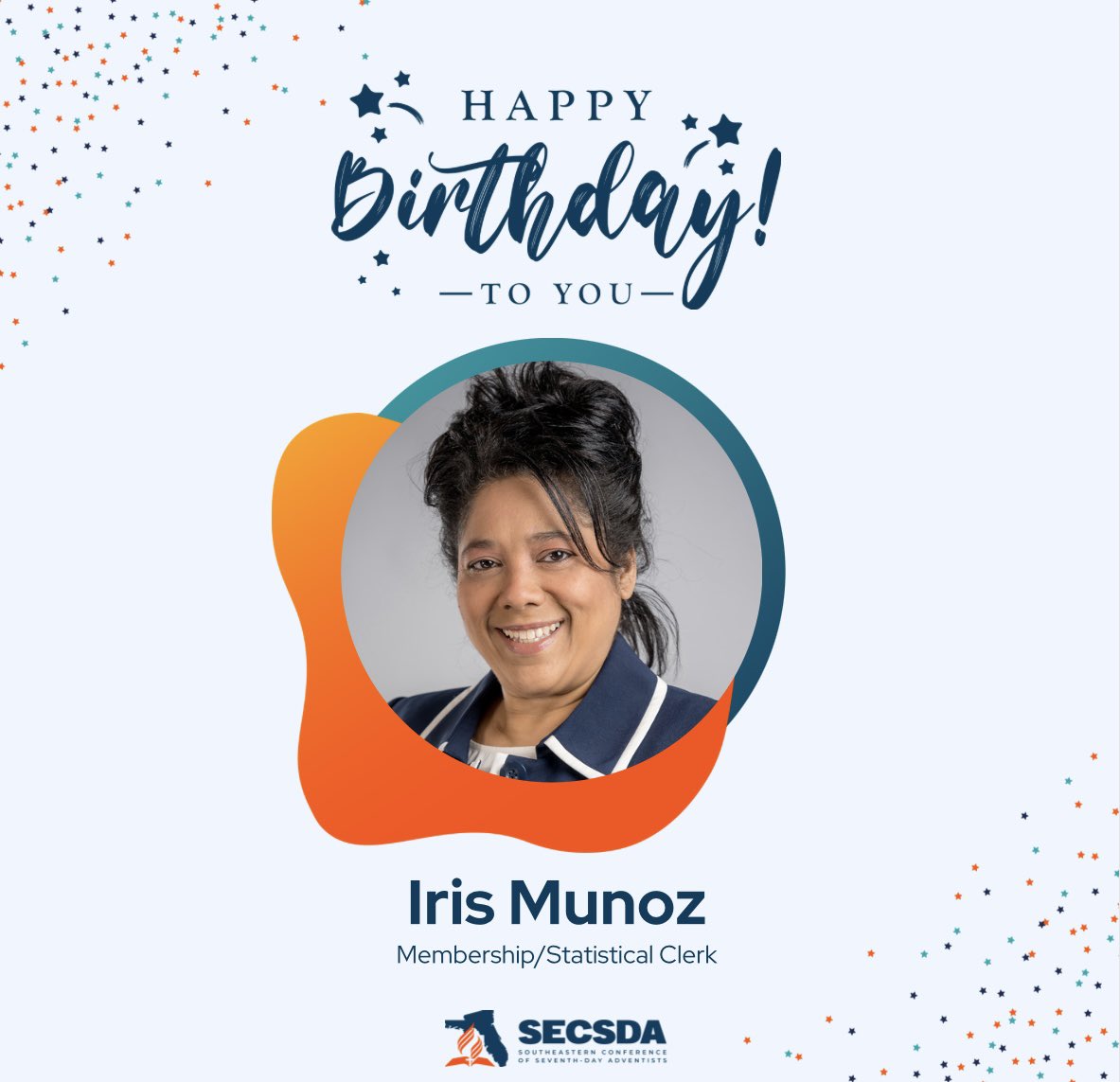 Help us wish Iris Happy Birthday 🎂🎉🎊 #secsda #southeasternconference #secbirthdaycelebration