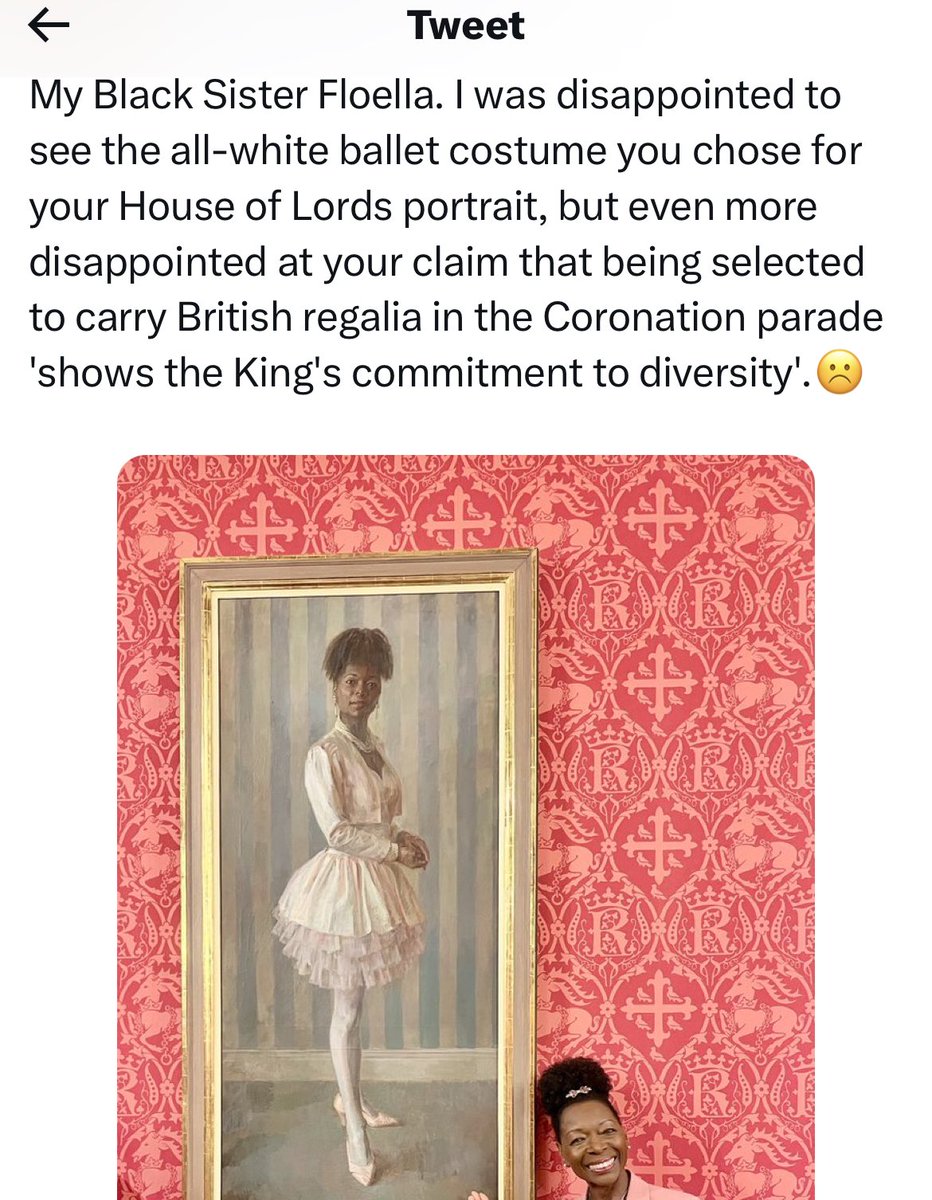 Now black people can’t wear white. 🙄

Including black people in the Coronation is bad somehow.😳

Just imagine the rightful outrage if black people were not included in the Coronation or not allowed to carry British regalia?

Can’t we see the contradictions and absurdity?