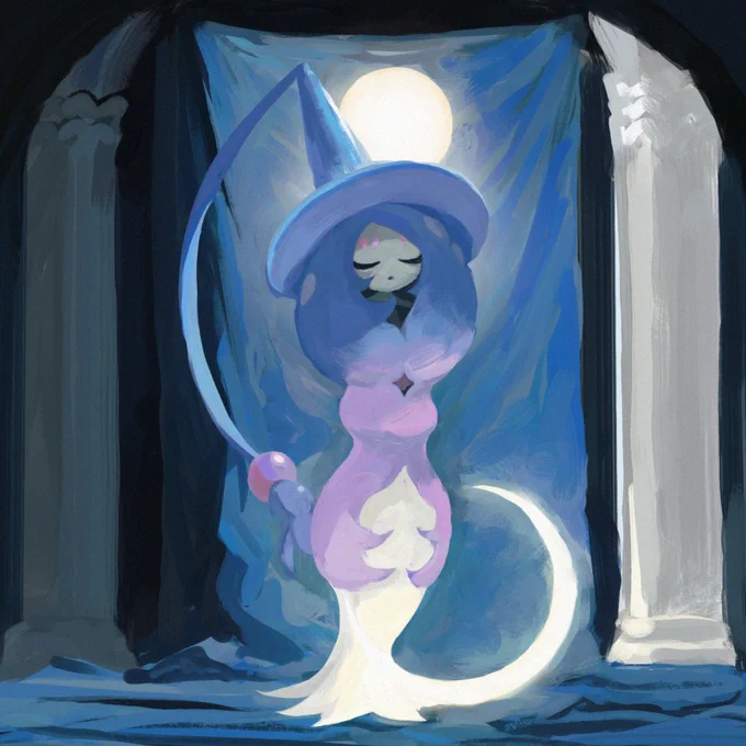 here's some blue art