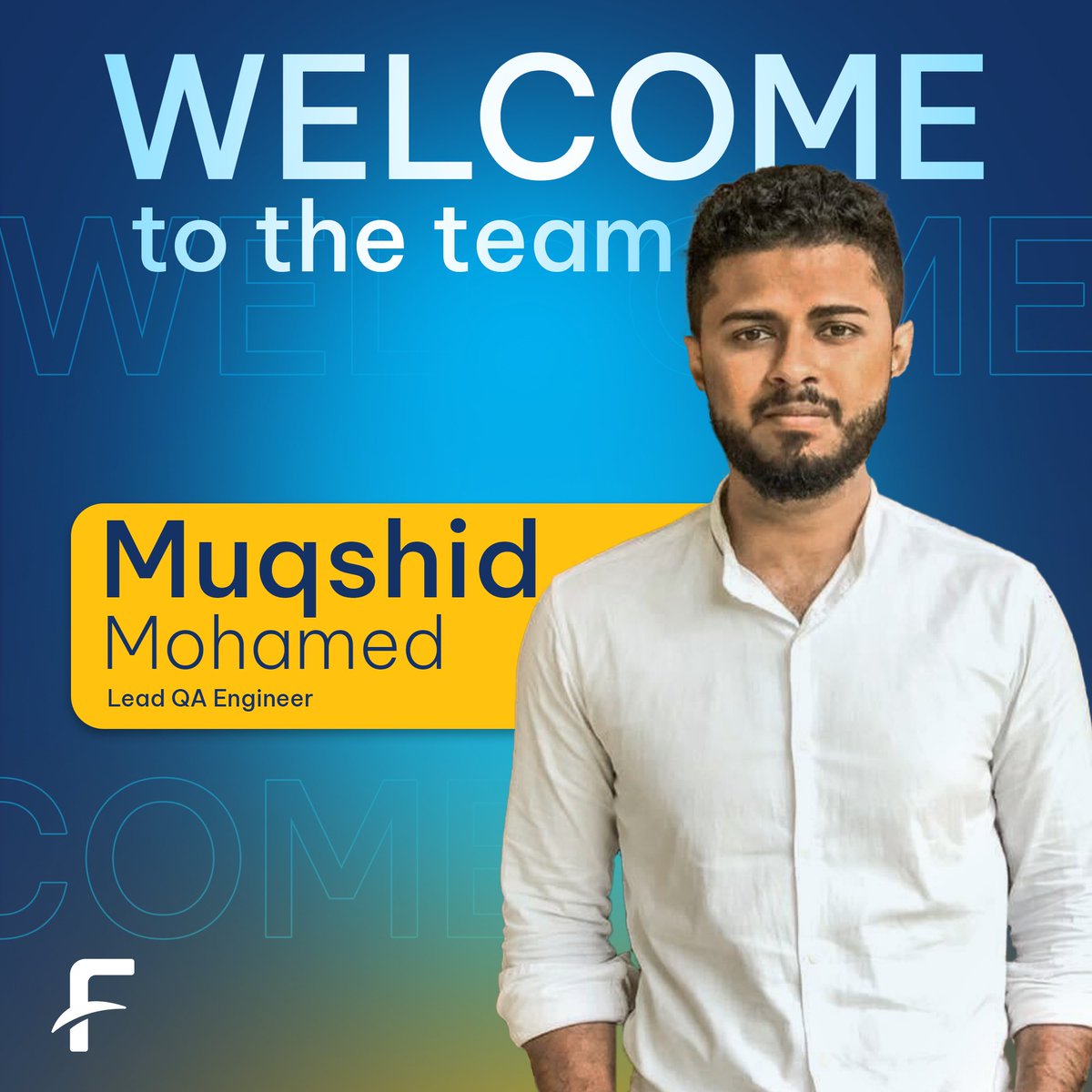 FcodeLabsLive's tweet image. We couldn't be more excited to welcome our new Lead Business Analyst Heshani Perera and Lead Quality Assurance Engineer Muqshid Mohamed to the team. With their expertise and collaborative approach, we are confident in achieving new levels of success.
#FcodeLabs #peopleatfcode