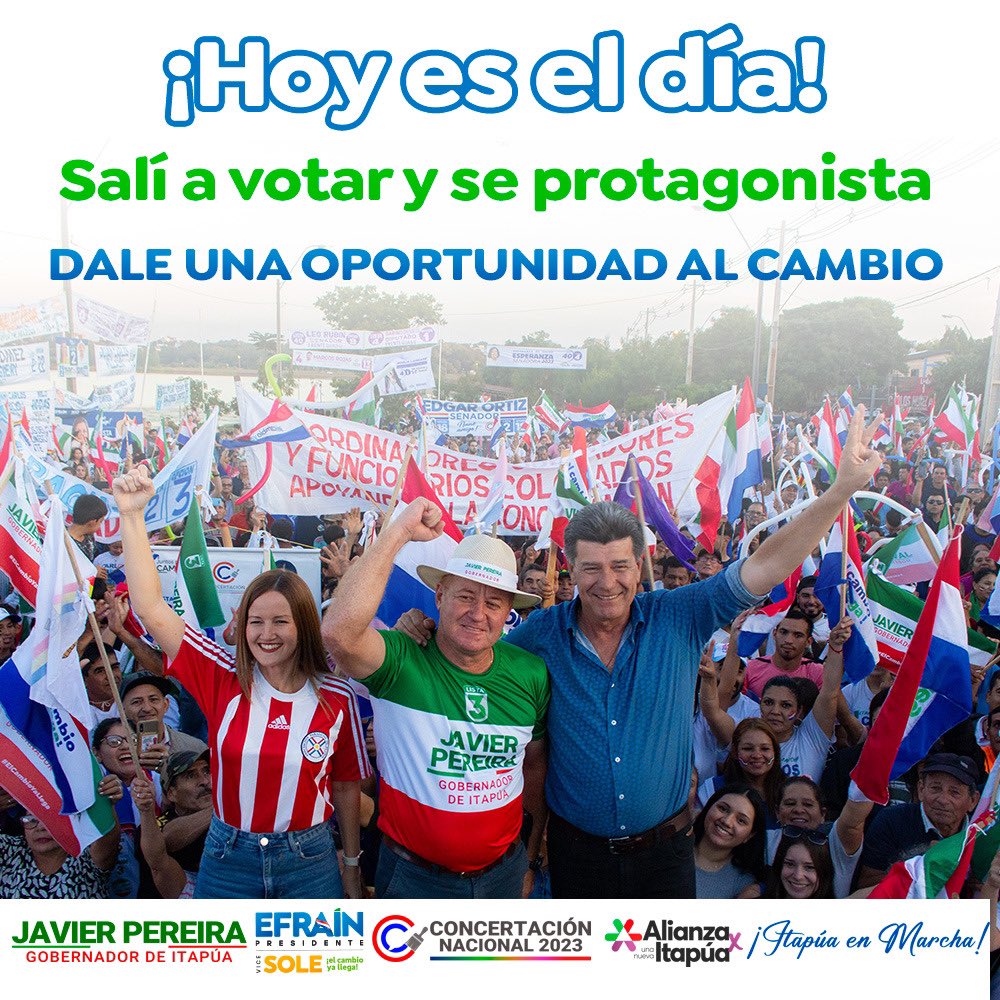 ¡Es hoy! #ElCambioYaLlega