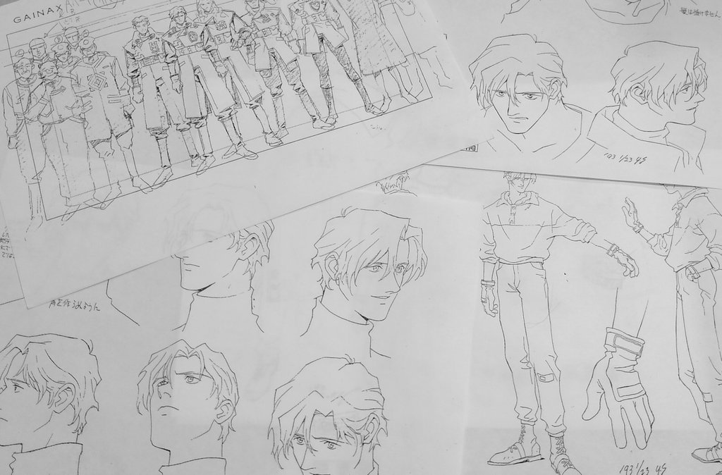 蒼きウル』の設定画コピーを発掘しました。95年頃に元アニメータの同僚