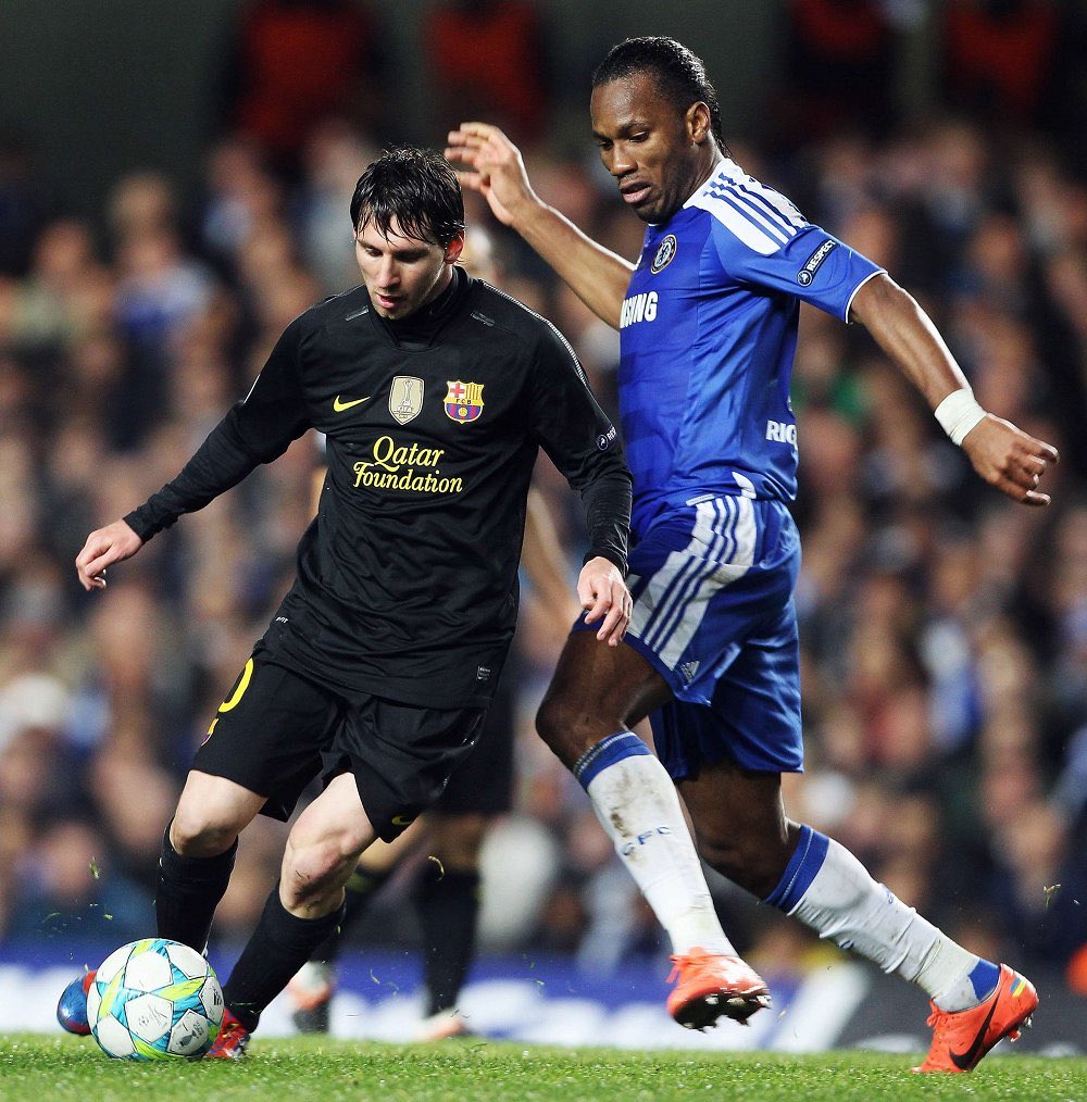 Didier Drogba: "I remember one story very well. Di Matteo, Chelsea manager at the time, did as usual and gave us a list of the opposing team's top scorers. It was by example lists with Wayne Rooney-22 goals, Robin van Persie-15 goals, and so on.

Then, one day, we faced Barcelona