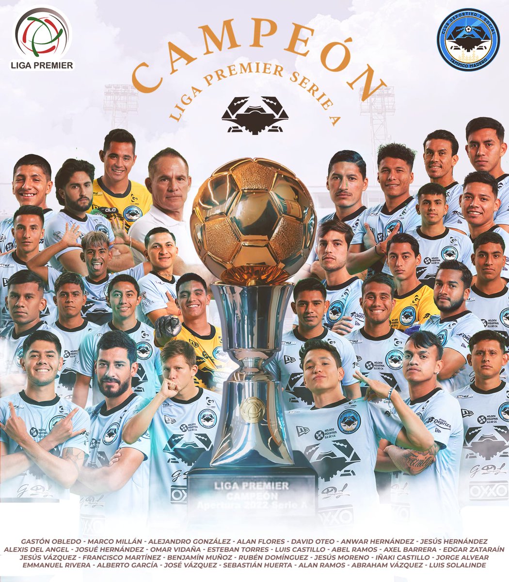 ¡SOMOS CAMPEONES, SOMOS CAMPEONES, SOMOS CAMPEONES! 🏆

¡LA JAIBA BRAVA DEL TAMPICO-MADERO ES CAMPEÓN DEL CLAUSURA 2023! 🏆

#LaTerceraEsLaVencida 🦀