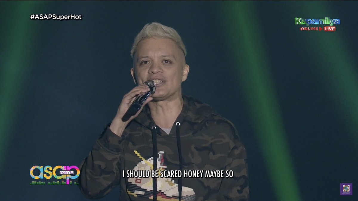 ASAPOfficial's tweet photo. BAMBOO performs “I Ain’t Worried” on ASAP Natin ‘To! #ASAPSuperHot https://t.co/TP87TiW7Rn