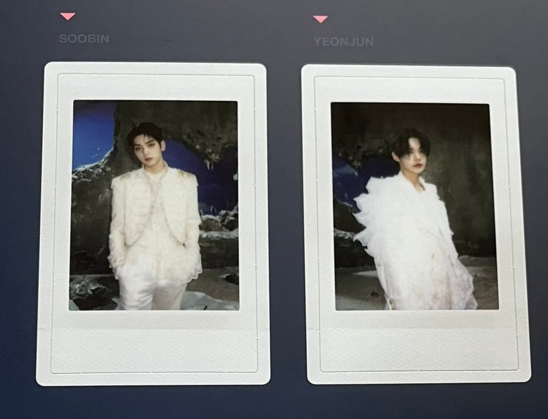 🍥 (daily) wtb / lfs ina / help rt   .ᐟ  
         ☆ . txt memories: second story polaroid soobin and yeonjun . ★

  ๑      not in rush, no ovp
  ๑      kindly tag or dm @/elfairygardens if u sell or find it

t. wtb lfs soobin yeonjun txt polaroid memories