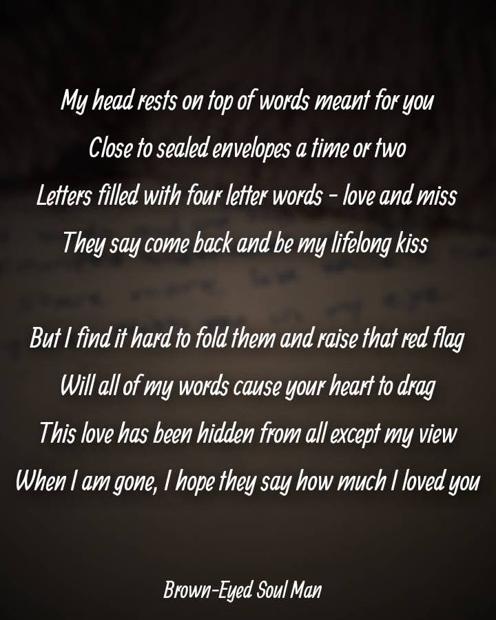 brwneyedsoulman's tweet photo. Unsent Letters…
#BrownEyedSoulMan #versifier #poetry #songofsongs #spilledink #inkedpoetry #writingcommunity #Poetry_Planet #poetrycommunity #poetrylovers #PoeticAdventure #PoeticJourney #unsentletters #unsentloveletters #napowrimo2023 #napowrimo #streetwritersofficial #poem https://t.co/fETk9raepM