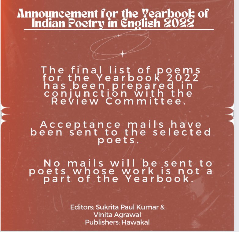 vinita65's tweet photo. A huge job done! We’re deeply thankful to our esteemed review committee members @pervinsaket @robinngangom @uniyalranu @shikhamalaviya @sarabjeet.
Garcha @sharmilaray3 for their precious time, effort and engagement with the Yearbook 2022. https://t.co/WuMTx5vXGu