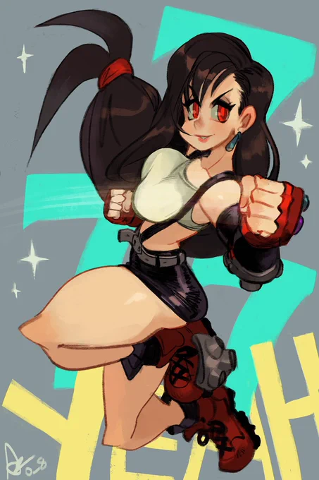 Wanted to do something for #TifaWeek2023  while it was still happening haha~  #TifaLockhart