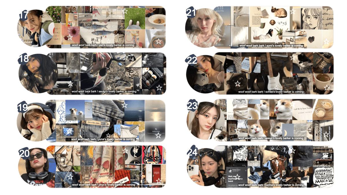 iniluvii's tweet photo. HELP  RT?  🎀 thankies. 

💭 …  hallo  !  aku  ada  layout  unfiltered  moodboard  ready  stock  dengan  price  5k/ea ( booking +1OOO, dan  no  retext ). bisa  ditake  nanti  jam  19.30  WIB! 🐇🤍

#zonauang #zonajajan #zonaba https://t.co/Gr9ULfsZkC