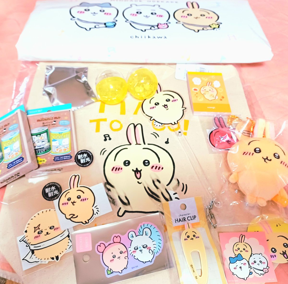 朝イチでちいかわショップに行ってきた😚💕💕💕幸せ💕