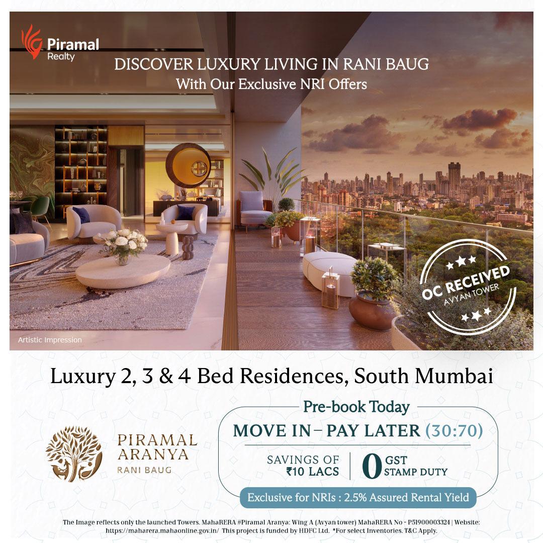 WadhwaRealtor's tweet photo. *Piramal Aranya* stay now pay later. Call now for more details https://t.co/czFzZKAAeV