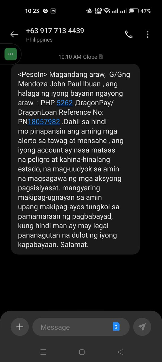 BigDaddyJP28's tweet photo. @kikaybautista8 @senatePH @IdolRaffyTulfo @WinGatchalian74 @SenGracePOE @Cynthia_Villar Petition to shutdown abusive online lending: PESOIN https://t.co/GBpywuSuba