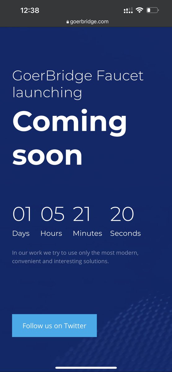 goerbridge's tweet photo. GoerliETH Testnet faucet coming… https://t.co/RF5DZtfrMI