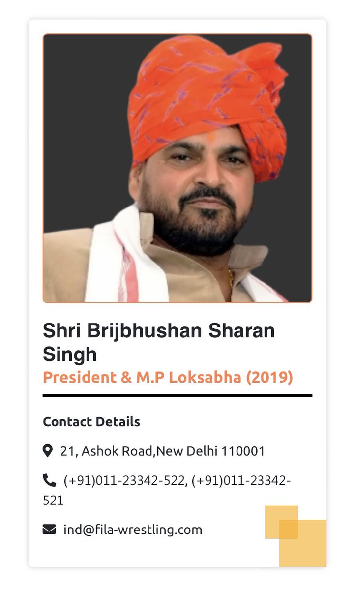 Polytikles's tweet photo. How many of you know that Brijbhushan’s son Karan Bhushan Singh is the Vice-President of the same WFI ? 

You think this political dynast will take action against his father ? https://t.co/2uHRz4ZKEL