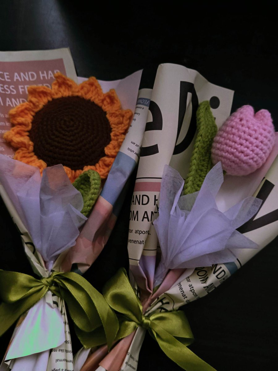 eyncart_'s tweet image. wts crochet flower

Hey guys! Treat your mama, mommy's, nanay's this coming Mother's Day with my customized sunflower and tulips crochet. 

% Sunflower and Tulips Crochet
⤷ Sunflower ( 175 ) Tulips ( 140 ) + pf 
⤷ gcash
⤷ 3-4 days process
⤷ lalamove, flash, ggx