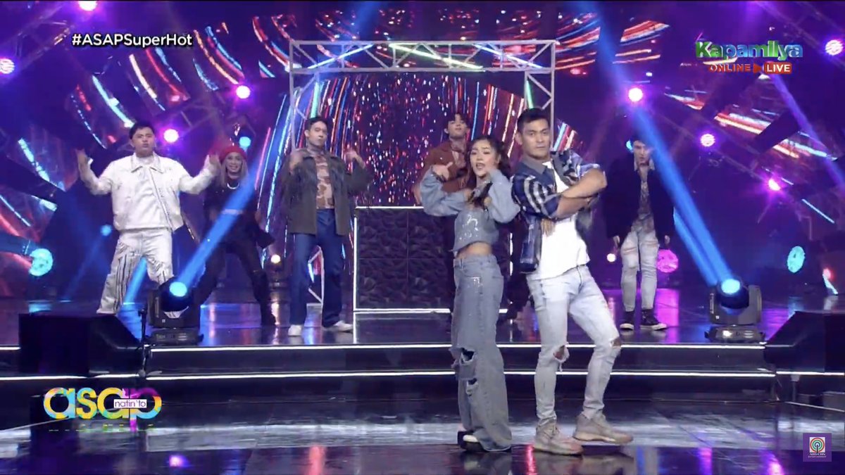 ASAPOfficial's tweet photo. Be dazzled by the blazing performance of the Dance U and Girl On Fire royalties as they take over the stage on ASAP Natin 'To! #ASAPSuperHot https://t.co/47LxrF1FfU