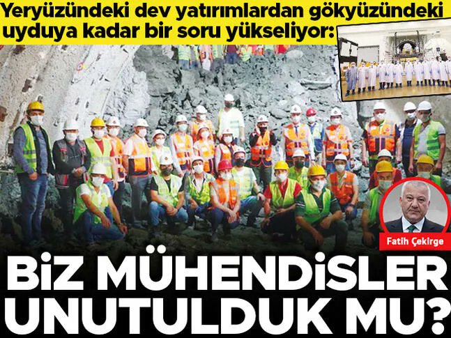 Fatih Çekirge yazdı: Yeryüzündeki dev yatırımlardan gökyüzündeki uyduya kadar bir soru yükseliyor: Biz mühendisler unutulduk mu? 

hurriyet.com.tr/yazarlar/fatih…