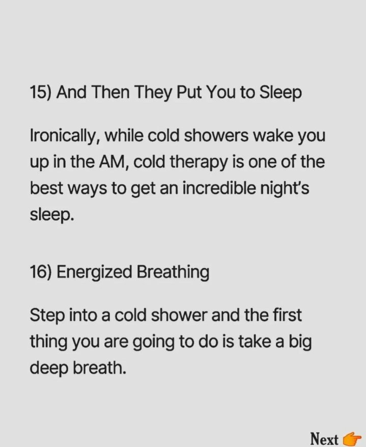 16 Benefits of Cold Showers That Will Blow Your Mind Thread from
