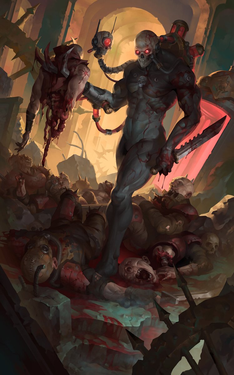 RavenBlack2345's tweet photo. @Triarch_Praetor @EverythingOOC Ahhhh Necron scum...you will die this day https://t.co/T0vAs1EVzi