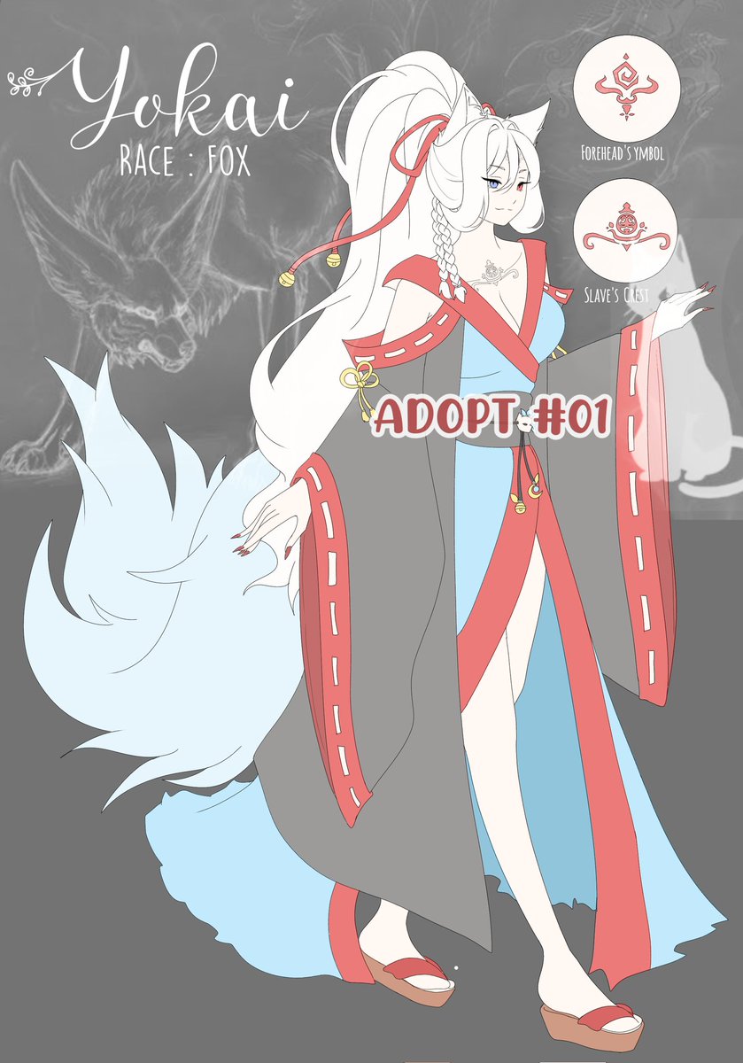 🎨 Adoptable Character Open 🎨

🌸 Auction 🌸

📌For Commercial or resell the OC  ×2 of the price.

📌𝐒𝐁: $30 usd
📌𝐌𝐈: $5 usd
📌𝐀𝐁: $120 usd 

🌸Includes:
- Fully rendered colored ( anime styles )
- Legendary Beast /Catu Form 
-Transparent png

🌸Paypal

#adoptables #OC