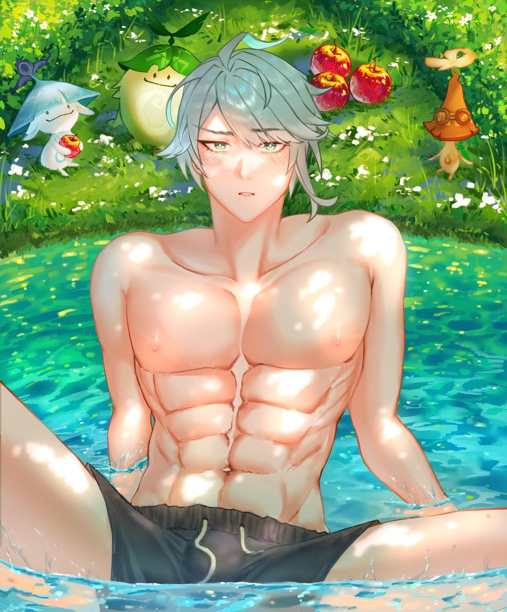 B41207942's tweet photo. #Genshin #Genshinfanart #GenshinImapct #原神 #優菈 #瑤瑤 #艾爾海森 https://t.co/vkrnEG75uk