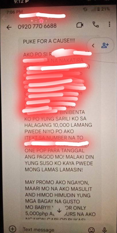 AAlyamar's tweet photo. one of the evidences of OLA's unfair debt collection practices. Help us to stop them from ruining someone else life.

SHUT DOWN ILLEGAL AND ABUSIVE OLA
#FightOnlineLoanSharks
#UOVM @senatePH @IdolRaffyTulfo @WinGatchalian74 @SenGracePOE @Cynthia_Villar https://t.co/6KvSf3NDp6