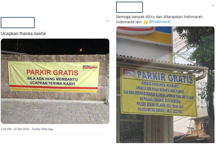 chitato5758's tweet photo. @Unsoedfess1963 btw tukang parkir narik uang di alfamart/indomaret itu ilegal dan bisa dituntut secara hukum lho.. karena alfamart/indomaret udah bayar retribusi ke pemerintah https://t.co/04zaqOy5Qt