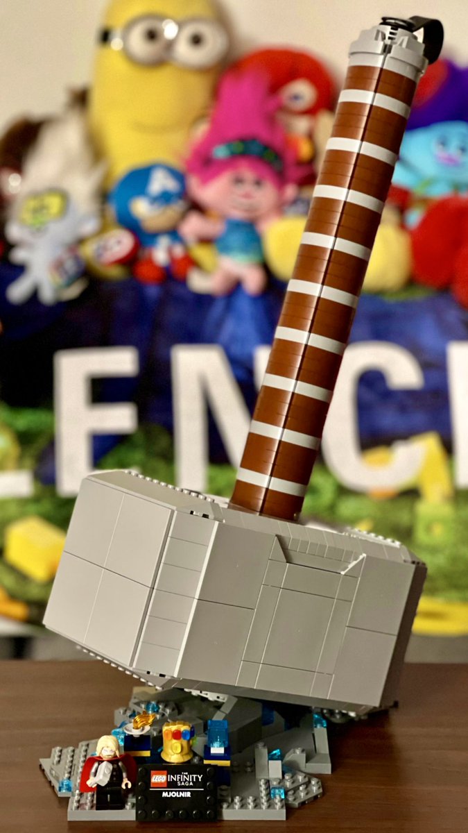 PosterBoyDru's tweet photo. #MARVEL #AVENGERS #THOR #THORSHAMMER #MJOLNIR #LEGO https://t.co/jOPSnTzhDr