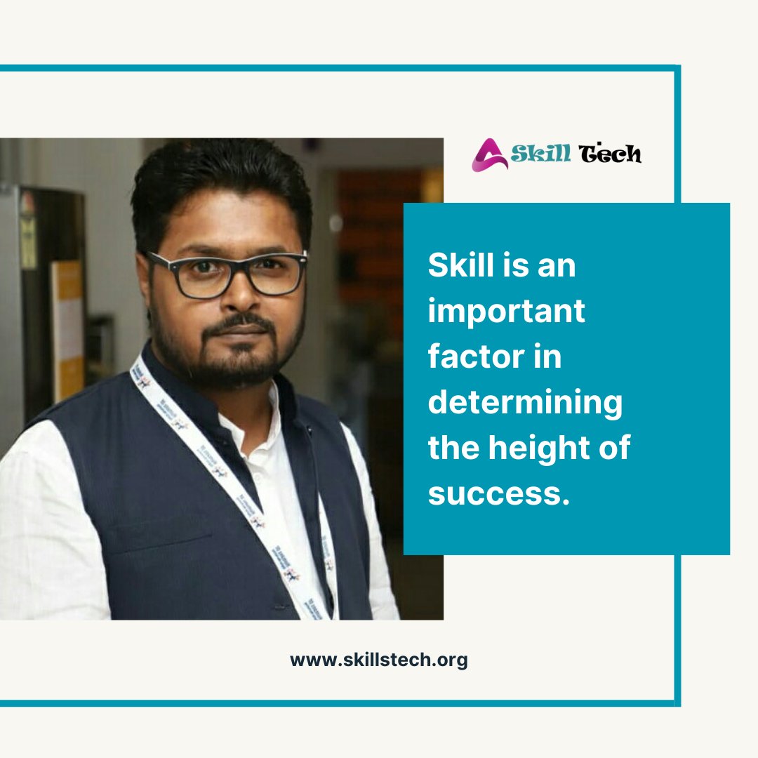 tech_skills's tweet photo. "Skill is an important factor in determining the heigh of success"
#skillstech #skillstraining #skillsdevelopment https://t.co/1BnuTFwLEd