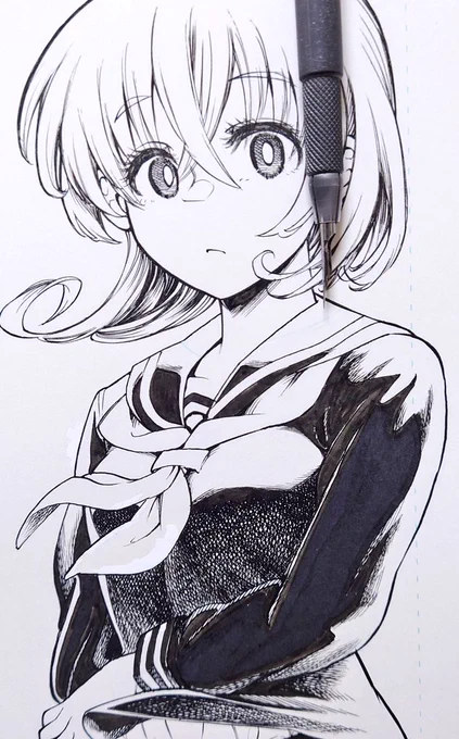 #今月描いた絵を晒そう 今月は偉大な作家様の絵をたくさん描けました。自分の作品には無いデザインや雰囲気を楽しく学ぶことが出来ると改めて感じました。でも勉強のためと言うよりは描きたいキャラを発見したら今後も描いていこうと思います。来月はツヤベタの練習が出来ればなと。黒髪のキャラか‥