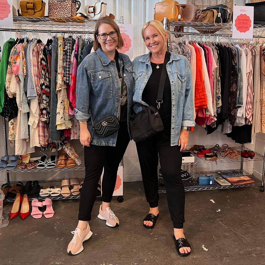 Yes we texted about what we wearing 🫠

@ilovethatskirt and I twinned and engineered neighbouring stalls at this morning’s @lovemeagainmarket in Brisbane. It was our first time but won’t be our last. These markets - at @soulpantrykitchenbar - are so w… instagr.am/p/CrpfxJEONao/