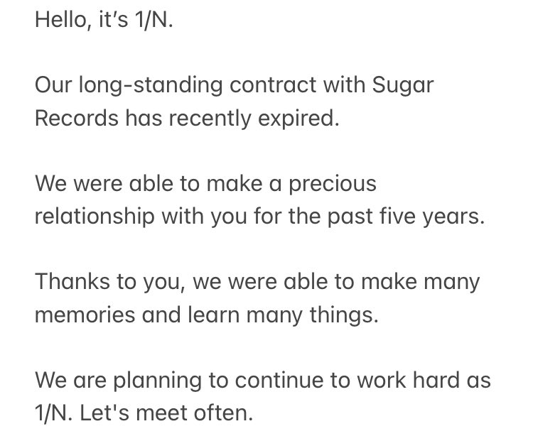 nugubgs_'s tweet photo. 1/N (OVRN) have announced that their contract with their agency has ended, but they will continue to work together as a band in the future. We wish them the best!
@one_over_n_DP #OVRN https://t.co/7nIQprlUXW